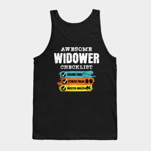 Awesome widower checklist Tank Top